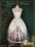 Duomo di Milano&Milan Cathedral- Vingtage Lolita JSK -Ready Made