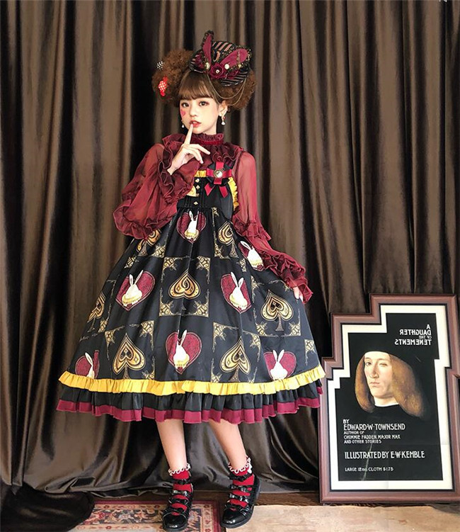 ZJstory Lolita Alice In Wonderland * March Hare Lolita JSK