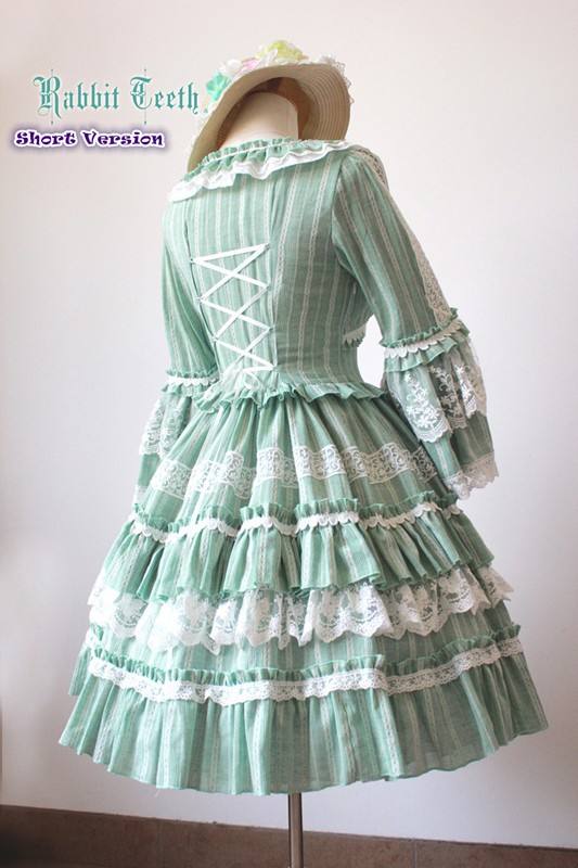 Rabbit Teeth ~Myosotis Sylvatica~ Vintage Classic Lolita OP Dress - Pre-order Closed