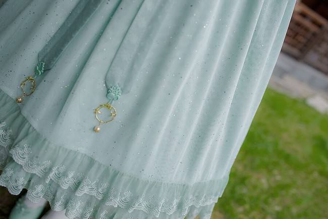 IchigoMikou ~Drizzle & Thin Clouds~ Qi Lolita OP Dress - In Stock