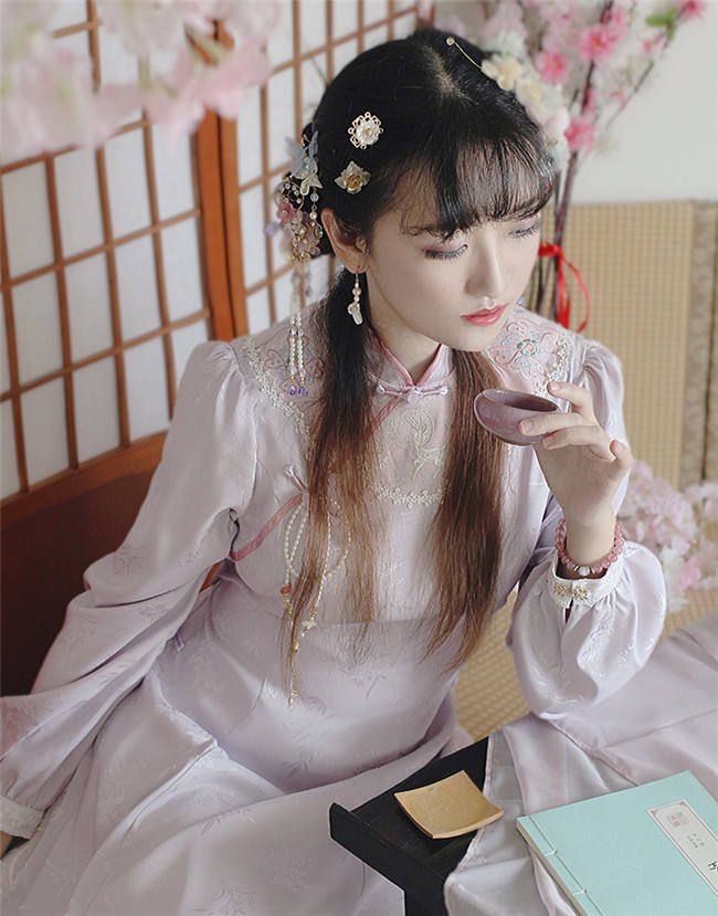 Hole Fairy Guide~ Qi Lolita OP Dress -Ready Made
