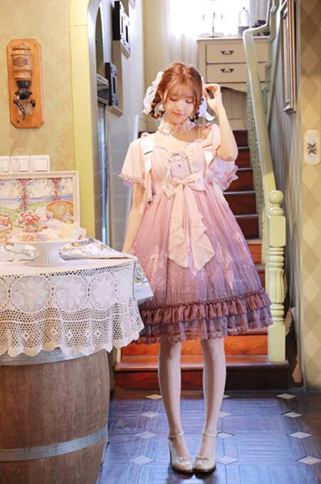 Grove Deer ~Stardust~ Lolita JSK + Capelet Set -Pre-order Closed