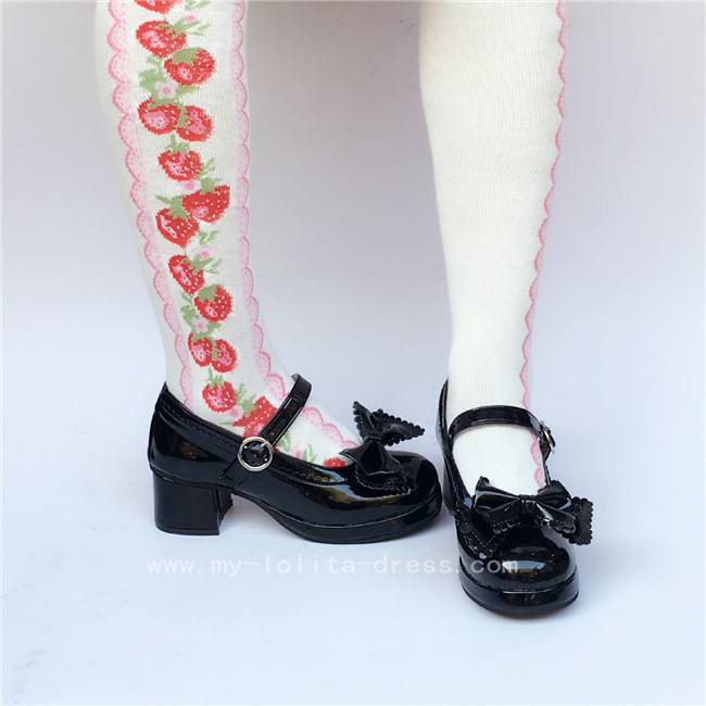 Classic Bow Lolita Shoes