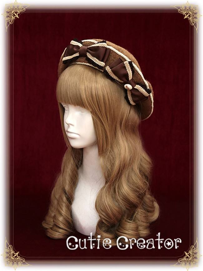 Cutie Creator ~ Two Bows Lolita Beret