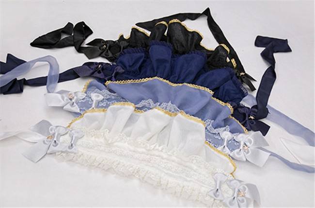 Cutie Creator ~Star Fall Night Version II~ Organdy Lolita Bonnet -In Stock