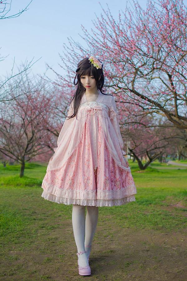 IchigoMikou ~Drizzle & Thin Clouds~ Hanfu Style Dress Qi Lolita Dress -In Stock