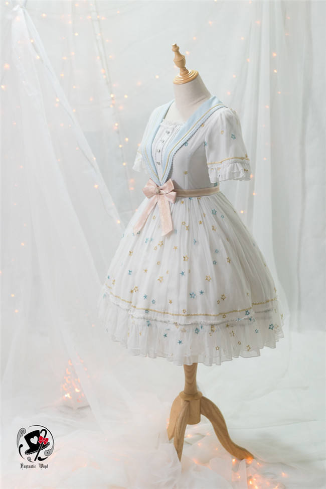 Planetesimals~ Summer Embroidery Lolita OP Dress -Pre-order Closed