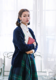 Miss Point~Vintage School Style Lolita Cardigan-OUT