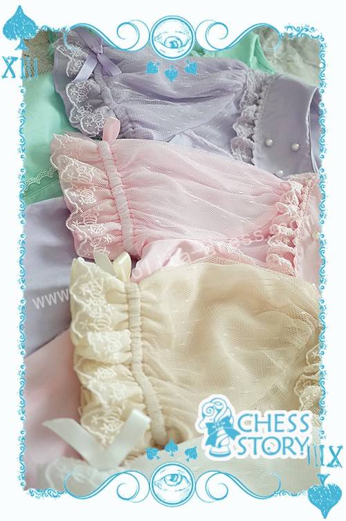 Chess Story Alice's Mad Tea Party Sweet Lolita Salopette