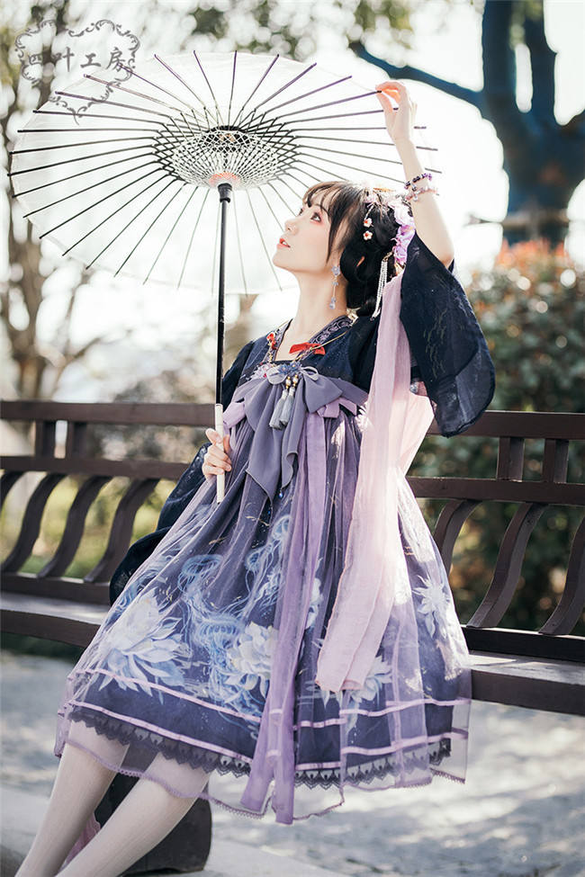 Epiphyllum Jellyfish Qi Lolita Dress Version I -Ready MADE
