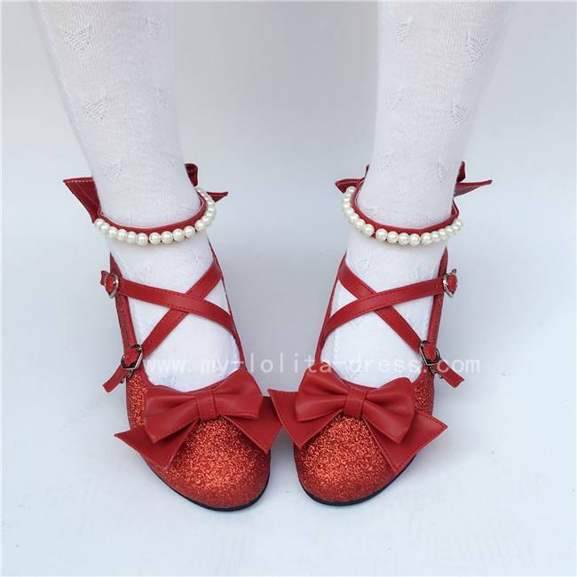 Antaina Tea Party Glitter Lolita Shoes