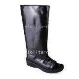 Gothic Black Changeable Shaft Boots