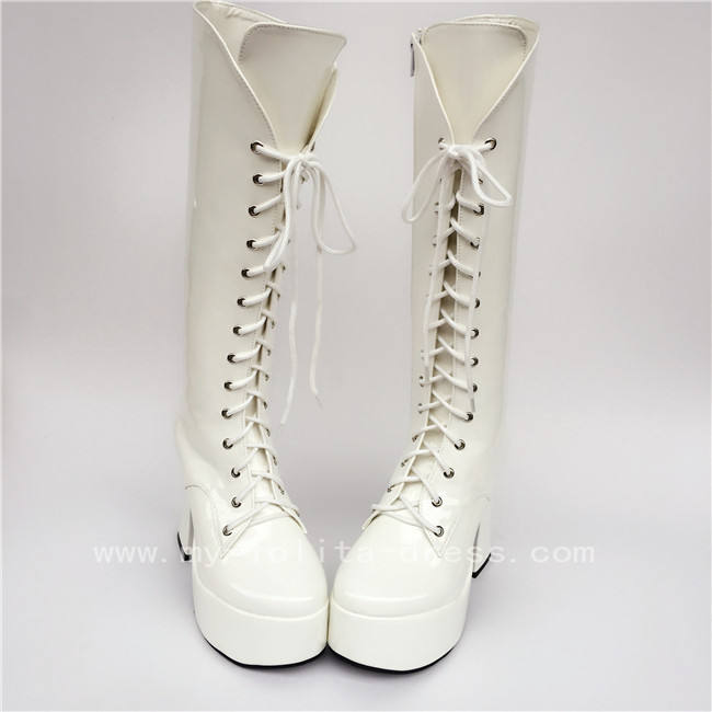 Classic High Shaft Above Knee Lolita Boots