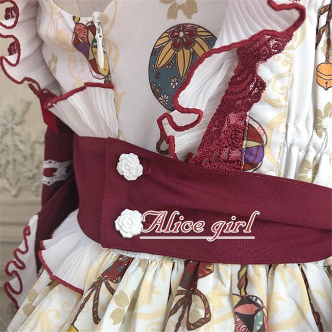 Alice Girl ~Lucky Cat~ Kimono Style Lolita JSK