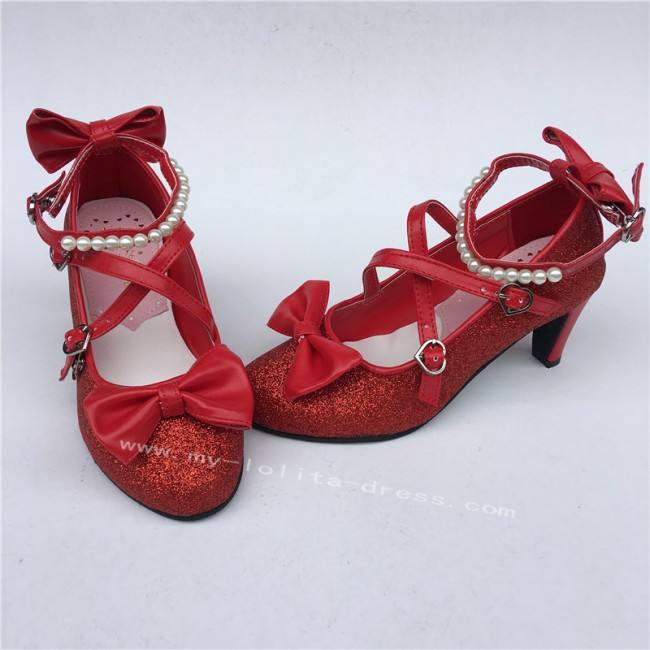 Antaina Tea Party Glitter Lolita Shoes