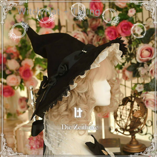 Lost Tree ~Witch Time * Die Zeithexe Lolita Witch Hat + Tailing