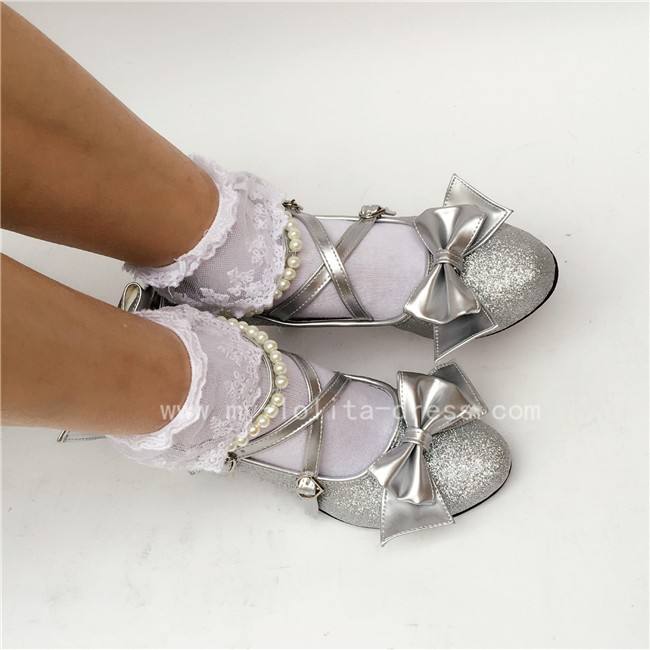 Antaina Tea Party Glitter Lolita Shoes