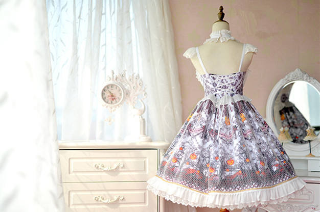 Halloween~ Halter Neckline Lolita JSK -out