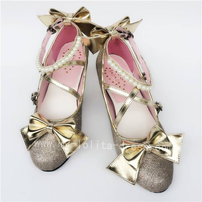 Antaina Tea Party Glitter Lolita Shoes
