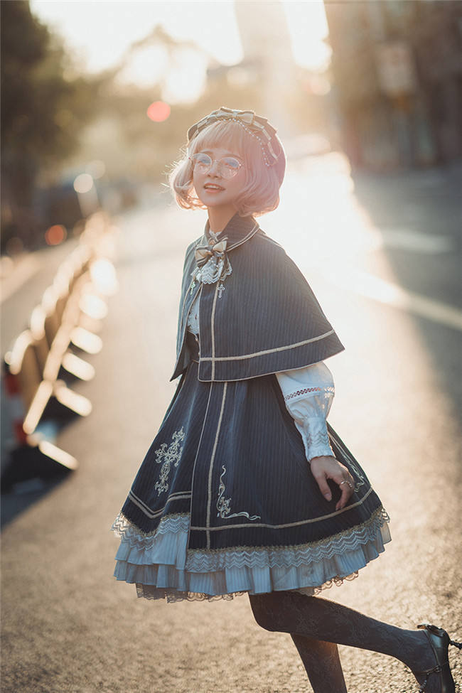College of the Sacred Glory Cross~ Classic Lolita OP -Ready Made