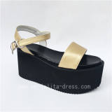 High Platform Golden Belts Lolita Sandals