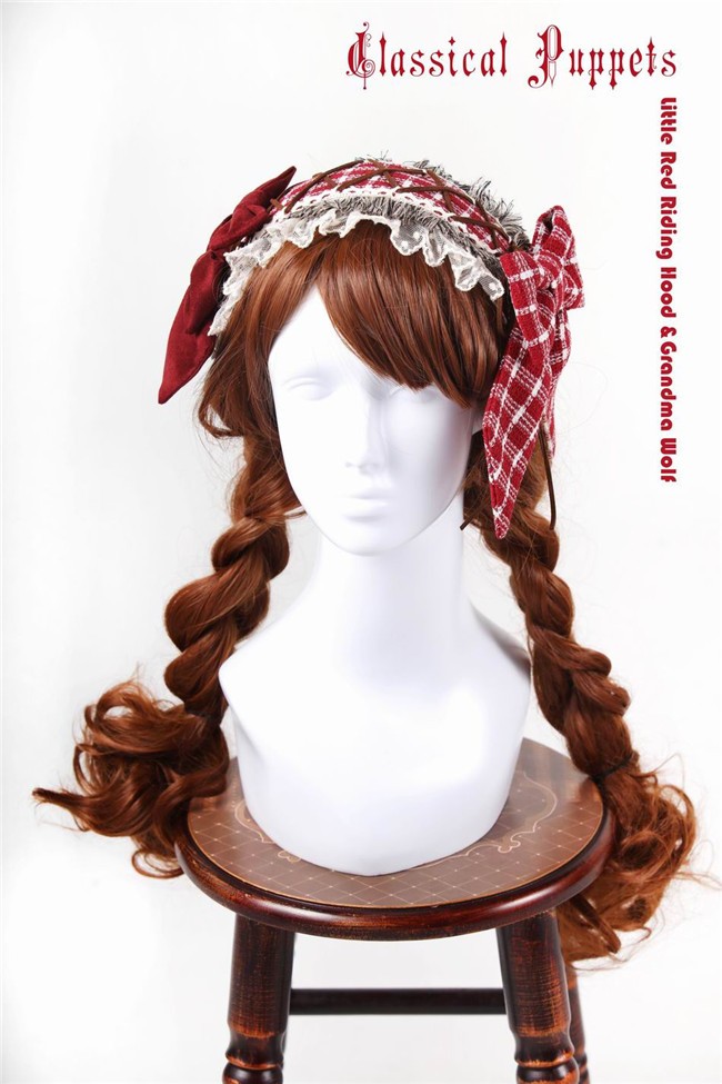 My little red riding hood柄ギンガムJSK＆カチューシャ Little Red Riding Hood Behind the Tent JSK I by Alice and