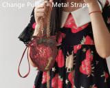 Morning Glory ~Rotten Strawberry Lolita Bag -Ready Made Size M - In Stock