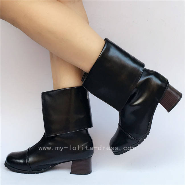 Gothic Steins Gate Makise Kurisu Boots