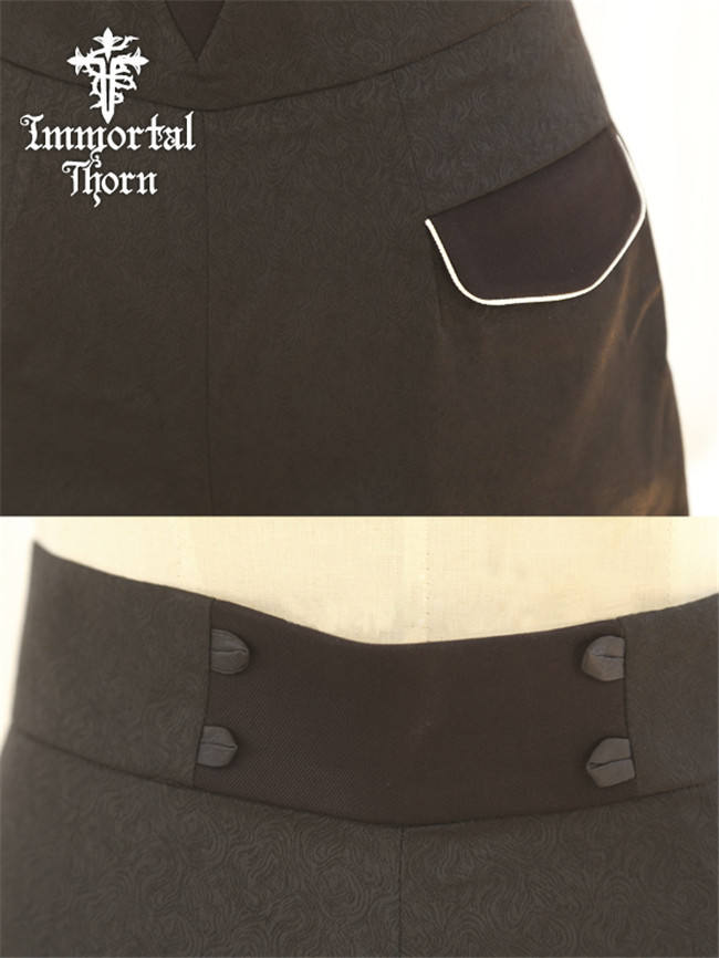 Immortal Thorn Eternal Poetry of Night Vintage Ouji Coat