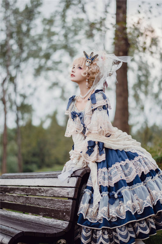 Miss Point ~Masked Ball Luxury Details Lolita OP Fullset