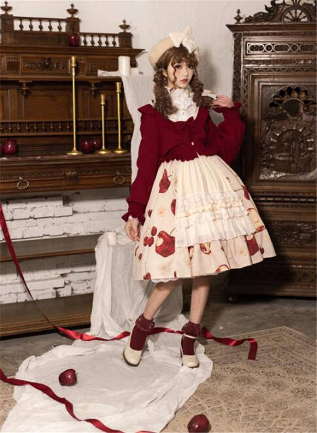 Grove Deer~ Chinese Pear Crabapple Series Lolita Dress -Pre-order Closed