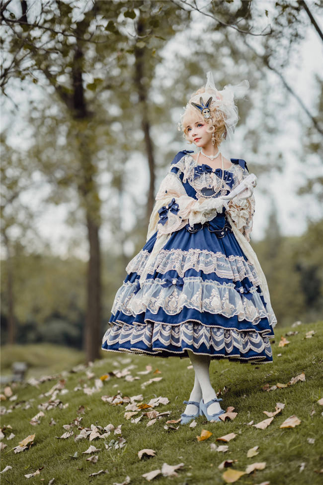 Miss Point ~Masked Ball Luxury Details Lolita OP Fullset