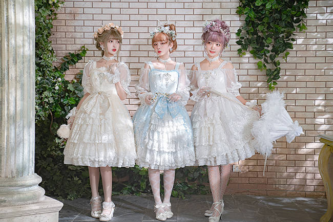 Secret Garden In Midsummer ~Elegant Lolita Bridal Dress -Ready MADE