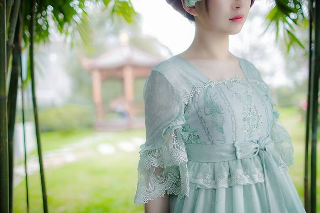 IchigoMikou ~Drizzle & Thin Clouds~ Qi Lolita OP Dress - In Stock