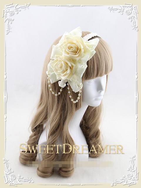 Sweet Dreamer Sweet Flower Cla Lolita Headbow