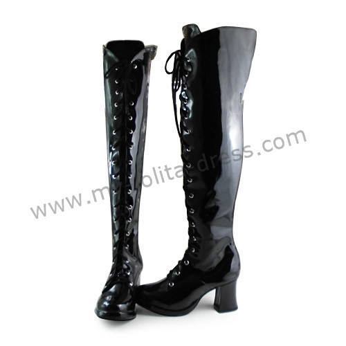 Classic High Shaft Above Knee Lolita Boots