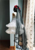 Black Bird Cage~ Gothic Halloween Lolita OP For Children -Limited Quanitity Pre-order Closed