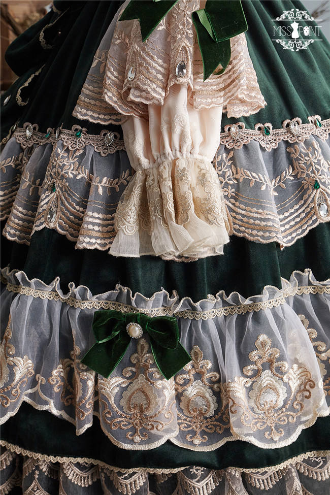 Miss Point ~Masked Ball Luxury Details Lolita OP Fullset