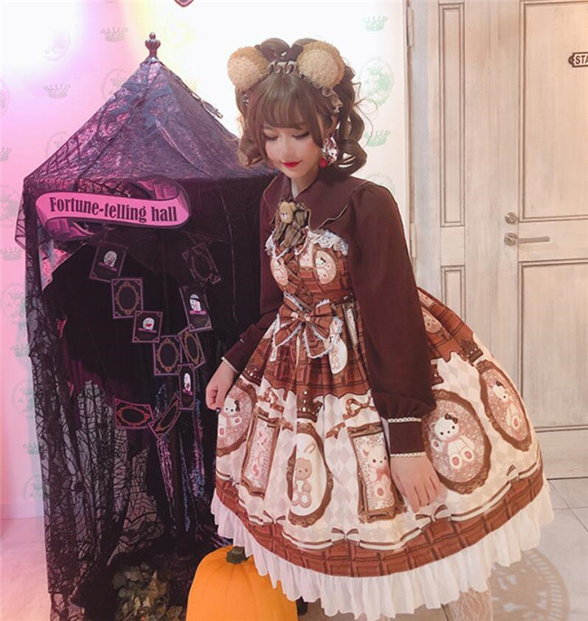 Diamond Honey ~Chocolate Bear Lolita JSK