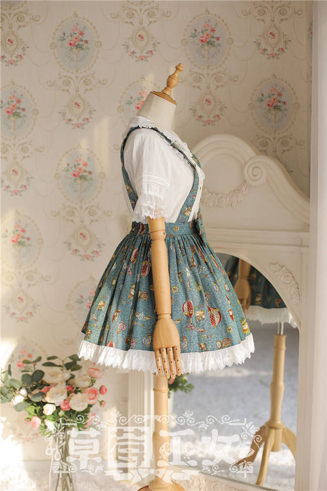 Strawbery Witch ~Mechanical Balloon~ Lolita Salopette