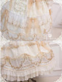 Ode to Love and Vows ~Luxury Lolita Fullset (OP + Necklace + Wristcuffs + Bonnet + Back Yarn) -Ready Made