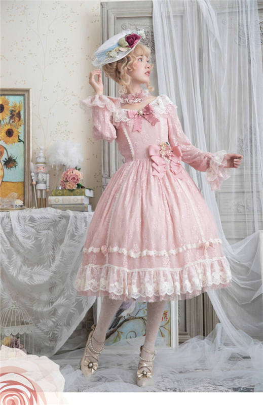 Dawn Maiden~ Vintage Classic Lolita OP Ready Made
