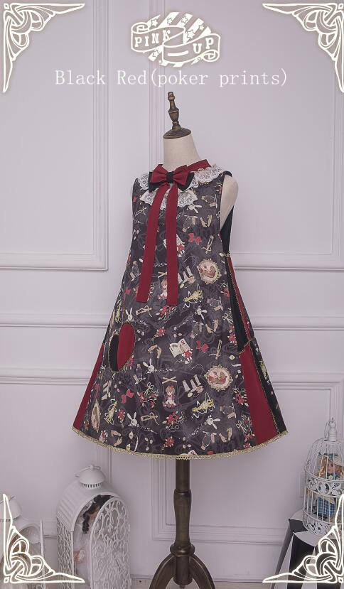 Weird Alice~ Lolita Printed JSK -Custom-tailor Pre-order  Closed