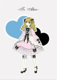 To Alice~ Lolita Long Sleeves OP Dress - out