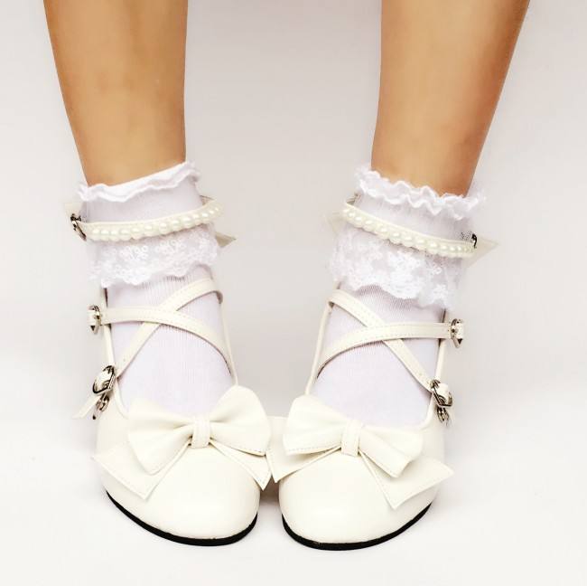 Antaina Tea Party Glitter Lolita Shoes