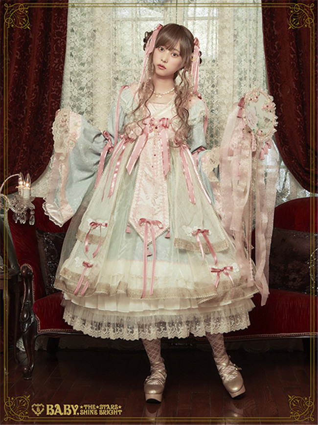 BABY Replica Sakura Tea II Lolita JSK/OP/Blouse