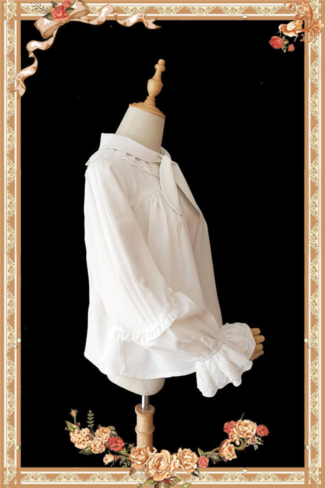 High Density Chiffon Lolita Long Sleeves Blouse