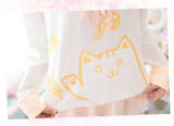Polka Dot Candy Cat ~Sweet Girl's Printed T-shirt + Skirt -Pre-order Closed