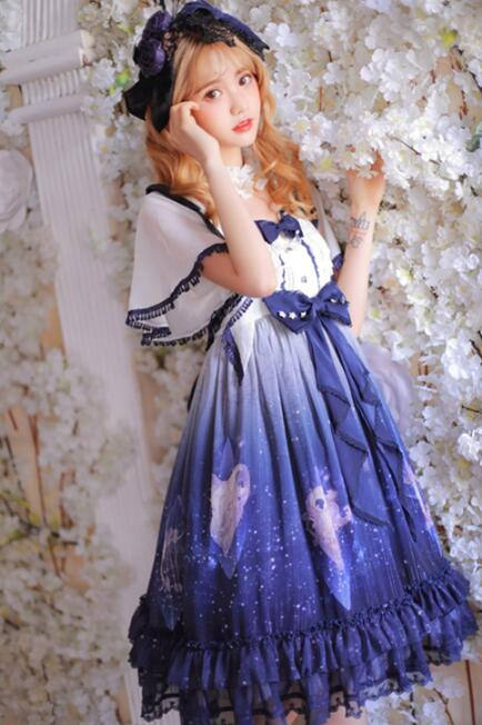 Grove Deer ~Stardust~ Lolita JSK + Capelet Set -Pre-order Closed