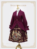 The song of Paris~ Vintage Lolita Woolen Trench Coat